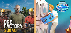 Ore Factory x Laundry Store Simulator banner