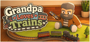 Grandpa Loves Trains banner