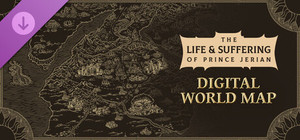 The Life and Suffering of Prince Jerian — Digital World Map banner