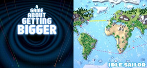 A Game About Getting Bigger & Idle Sailor banner