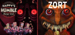 Happy's Humble Burger Cult + Zort banner