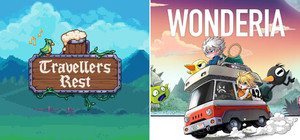 Travellers Rest + Wonderia banner