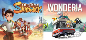 My Time at Sandrock x Wonderia banner