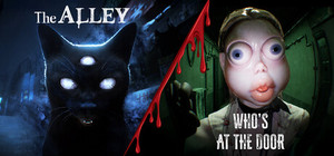 The Alley & Who's at the door? banner