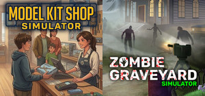 Zombie in the Model Kit Shop banner