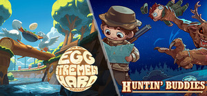 An Eggstremely Hard Game x Huntin Buddies banner