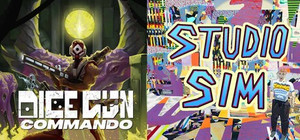 🎨 Studio Sim + Dice Gun Commando 🎲 banner