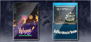 Kinny and the Cosmic Cauldron & Idlequarium banner