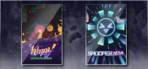 Kinny and the Cosmic Cauldron & SHOOPER NOVA banner