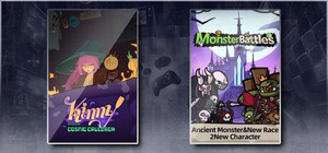 Kinny and the Cosmic Cauldron & Monster Battles banner