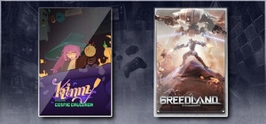 Kinny and the Cosmic Cauldron & Greedland banner