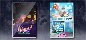 Kinny and the Cosmic Cauldron & Let's Minesweeper banner