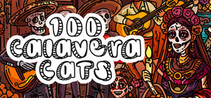 100 Calavera Cats banner