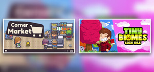 Corner Market & Tiny Biomes: Cozy Idle banner