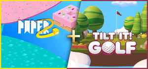 Tilt It! Golf + Paper io 2 banner