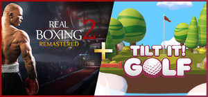 Tilt It! Golf + Real Boxing 2: Remastered banner