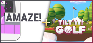 Tilt It! Golf + AMAZE! banner