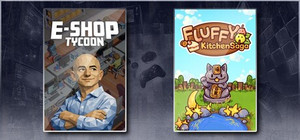 E-Shop Tycoon & Fluffy Kitchen Saga banner