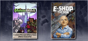 Monster Battles & E-Shop Tycoon banner