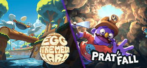 An Eggstremely Hard Game x Pratfall banner