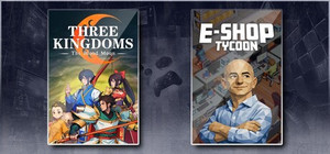 Three Kingdoms: The Blood Moon & E-Shop Tycoon banner
