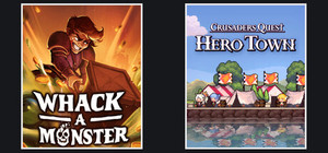 Whack-A-Monster + Crusaders Quest : Hero Town banner