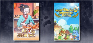 Ugoku Sushi Bar & Your Big, Cute Monster Farm banner