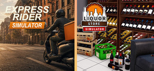Express Rider x Liquor Store Simulator banner
