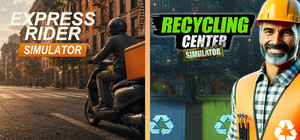 Express Rider x Recycling Center Simulator banner