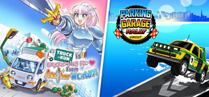 Truck-kun x Parking Garage Rally Circuit banner