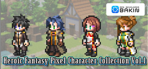 Heroic Fantasy Pixel Character Collection Vol.1 banner