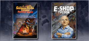 Stickman Strikes: Conquer Fantasy World & E-Shop Tycoon banner
