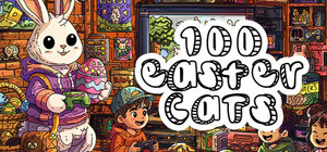 100 Easter Cats banner
