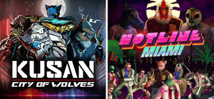 Hotline Miami x Kusan: City of Wolves banner