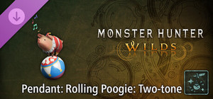 Monster Hunter Wilds - Pendant: Rolling Poogie: Two-tone banner