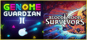 🧬 Genome Guardian 2 × Bloodmoon Survivors 🔴 banner