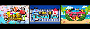 Super Goldfish Scooping + Make it! Shaved Ice + Hit! Spin! Watermelon Party Bundle banner