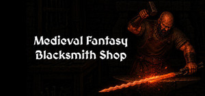 Medieval Fantasy Blacksmith Shop banner