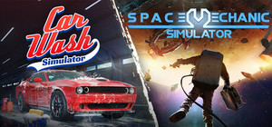 Car Wash Simulator x Space Mechanic Simulator banner