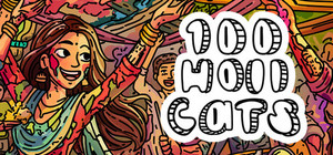 100 Holi Cats banner