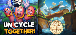 Unicycle Together + An Eggstremely Hard Game banner