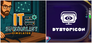 Dystopicon x IT Specialist Simulator banner