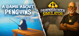 Penguins x Pawnbroker SImulator banner