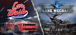 Car Wash Simulator x Plane Mechanic Simulator banner