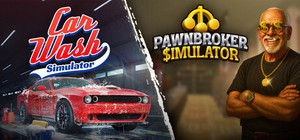 Car Wash Simulator x Pawnbroker SImulator banner