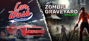 Car Wash Simulator x Zombie Graveyard Simulator banner