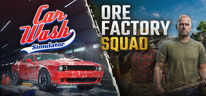 Car Wash Simulator x Ore Factory Squad banner