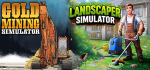 Gold Mining Simulator & Landscaper Simulator banner