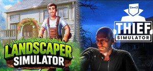 Landscaper Simulator and Thief Simulator banner