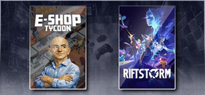 E-Shop Tycoon & RIFTSTORM banner